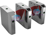 Stabil Menjalankan Automatic Access Control Flap Barrier Gate Stainless Security Barrier Gate