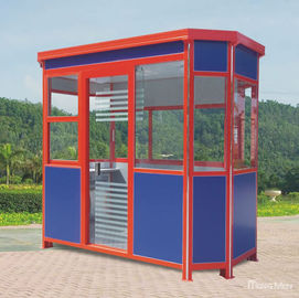 Kekuatan tinggi Aluminium Alloy Security Guard Pondok Daun / Shelter