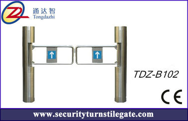 Kustom Fleksibel Swing Manual Supermarket Turnstiles Stainless Steel 304