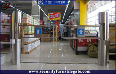 Automatic Electronic Turnstile / 304 Stainless Counter Pedestrian Barrier Gate