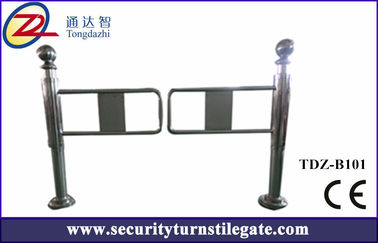 Pintu masuk tunggal manual Masuk Masuk Turnstiles Swing Barrier Gate