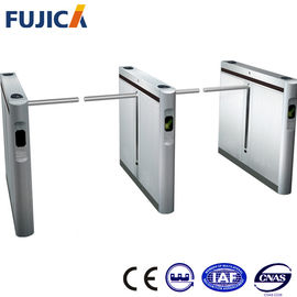 SS304 Stainless Steel Jatuhkan Arm Gerbang Handicap Flap Tripod pintu putar Lane Lebar 1100mm