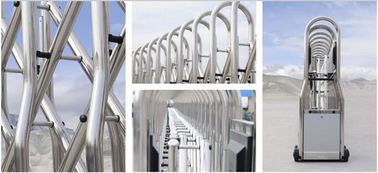 Stainless Steel Electric Retractable Gate, SS304 Automatic Folding Gate