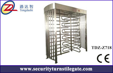 Kontrol akses pembaca RFID Turnstile Full Height dengan desain anti karat