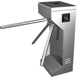Pinggang Tinggi Card Automatic Tripod Turnstile Gerbang Keamanan Atau Biometric