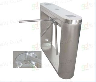 Pedestrian Rotary Tripod Turnstile Gerbang Barcode Reader Ibu Dewan Barrier Gate