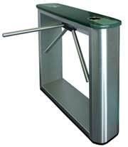 Semi-auto gate optik 304 stainless steel pintu pagar keamanan untuk Station, pelabuhan