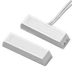 NO / NC 50 mm Gap Abu-abu Alloy Magnetic Pintu Hubungi Switch untuk Pintu Baja