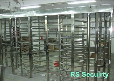 Kartu Atau Biometric RFID penuh Tinggi pintu putar Listrik Barrier Dengan 0.6S Response Time