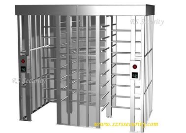 Akses penuh Tinggi pintu putar Gerbang Elektronik Brushed Dengan bi-directional