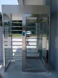 OEM Disesuaikan Stainless Steel Pedestrian 2,3 meter lengkap Tinggi pintu putar Rust Proof