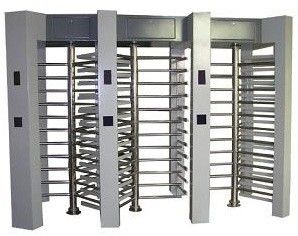 Pintar Tiga Lane penuh Tinggi pintu putar Building Security Entry System Kustom Barrier Gate