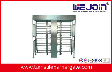 Tinggi Turnstile penuh Digunakan di Subway dan Metro masuk / keluar / Stainless Steel pintu putar Controlled Access