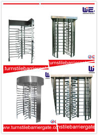 keamanan Pedestrian elektronik penuh Tinggi Turnstile Gerbang untuk Double Way Melewati dalam rilis manual