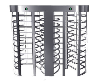 Pintu masuk Turnstile otomatis listrik tinggi penuh dengan Stainless Steel Tube