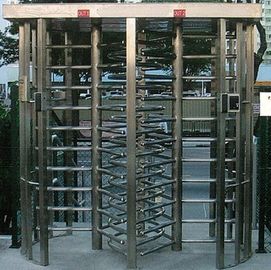 30 Orang / Min Stainless Penuh Tinggi Turnstile dengan Sound and Light Alarm untuk Museum