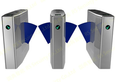 Station Dua Saluran Flap Barrier Gate IR Sensor Cerdas Pedestrian Sistem