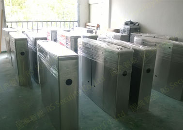 Station Dua Saluran Flap Barrier Gate IR Sensor Cerdas Pedestrian Sistem