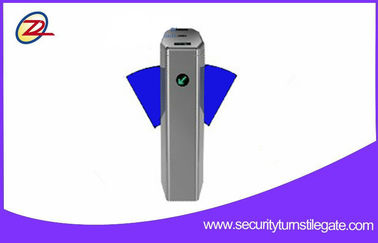 Fingerprint Flap Barrier Gate / Pembaca Kartu Rfid Flap Turnstile untuk Hanicap Lane