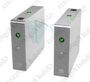 Elektronik ganda arah Flap Barrier Gate Gate kecepatan putar optik untuk Indoor / Outdoor