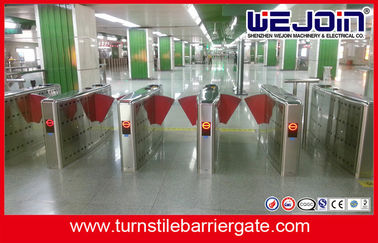 Setengah Tinggi Keamanan Access Control Turnstile Gerbang Flap Barrier Gate