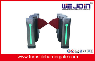 900mm Lebar Elektronik Flap Barrier Gate / Pedestrian Otomatis Sistem pintu putar