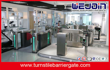 900mm Lebar Elektronik Flap Barrier Gate / Pedestrian Otomatis Sistem pintu putar