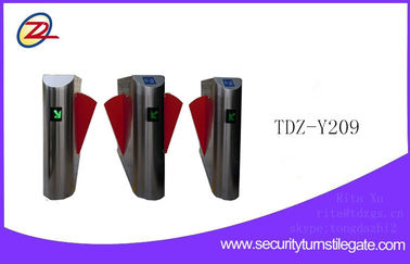 TCP / IP Interface Otomatis Keamanan Flap Gate Barrier DC Brushless Motor