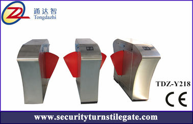 Optical Pedestrian Turnstile flap barrier gate dengan kode bar / sistem kamera