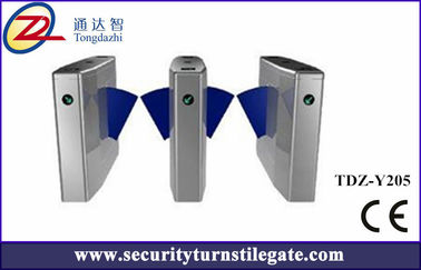 Security flap barrier gate kontrol akses turnstile optik dengan kartu IC / EM