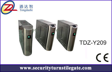 Sistem Tiket Barcode Bidirectional Flap Barrier Gate RFID Turnstile Untuk Museum