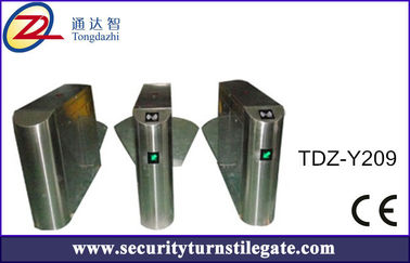 Sistem Tiket Barcode Bidirectional Flap Barrier Gate RFID Turnstile Untuk Museum