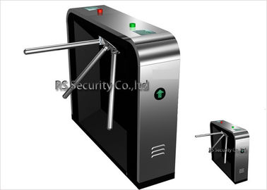 Keamanan yang tinggi Heavy Duty Pinggang Tinggi Turnstile Hitam Bentuk IR Sensor Barrier