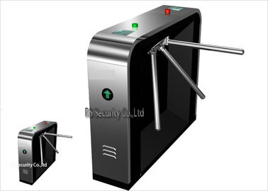 Keamanan yang tinggi Heavy Duty Pinggang Tinggi Turnstile Hitam Bentuk IR Sensor Barrier