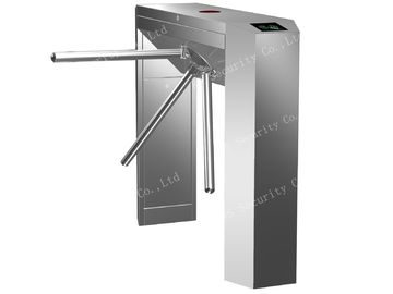 Teknik IR Sensor Pinggang Tinggi Tripod Turnstile Akses Gerbang Otomatis