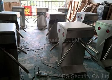 Kontrol restoran Pinggang Tinggi pintu putar RFID Jalan Keamanan
