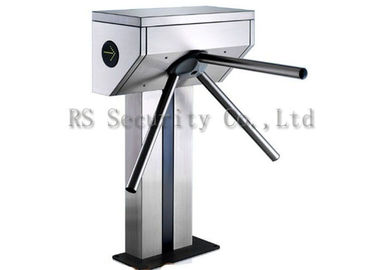 Pinggang tinggi sistem otomatis pintu putar Tripod Pedestrian akses gerbang