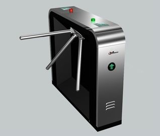 RS485 Lalu Lintas Magnetic Prompt One Way Tripod Turnstile Gate, drop Arm Barrier