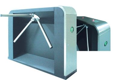 RS485 Lalu Lintas Magnetic Prompt One Way Tripod Turnstile Gate, drop Arm Barrier