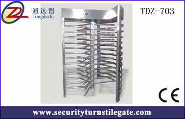Kontrol Akses Kontrol Turnstile Tunggal Penuh RFID, keamanan Turnstile Mekanik, noise rendah