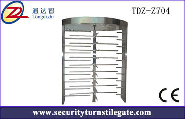 Model pembaca kartu keamanan tinggi rfid Turnstile Tinggi Penuh motor DC 24V