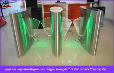Indoor Building flap barrier gate sistem akses keamanan dengan RFID