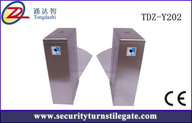 Flap Turnstile Barrier Gate kecepatan tinggi dengan sistem keamanan, 600 * 300 * 1000 mm