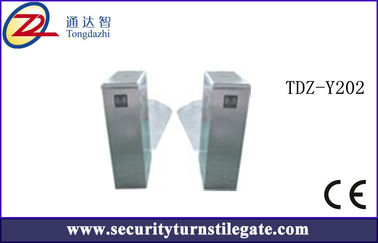 Flap Turnstile Barrier Gate kecepatan tinggi dengan sistem keamanan, 600 * 300 * 1000 mm
