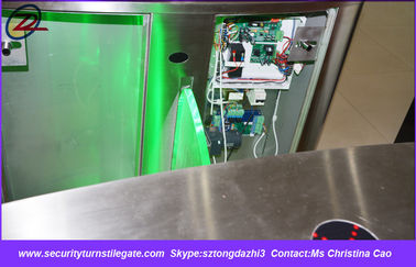 Penuh Automatic Visitor Management Flap Turnstile Untuk Sistem Akses Pintu