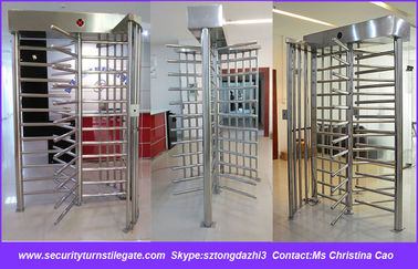 316 Stainless Steel Fingerprint Turnstile Tinggi Penuh Mekanisme Sepenuhnya Otomatis