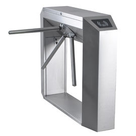Otomatis Half Height Tripod Turnstile Gerbang kesalahan Detection, Stainless Steel