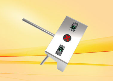 Vertikal tripod vertikal cerdas turnstile setengah tinggi dengan sidik jari + RFID reader