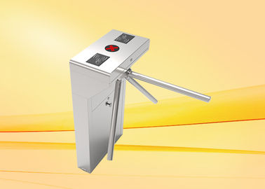 Kontrol akses keamanan pintu RFID Automatic tripod turnstile untuk tempat-tempat wisata