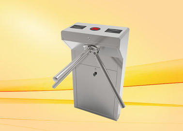 Kontrol akses keamanan pintu RFID Automatic tripod turnstile untuk tempat-tempat wisata